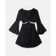 Φόρεμα Mini Cut-Out με Κρίκο, Μαύρο