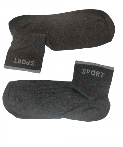 Sport κάλτσες 12 ζευγάρια βαμβακερές Ανθρακί Sport κάλτσες 12 ζευγάρια βαμβακερές Ανθρακί