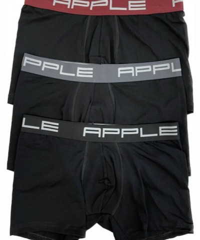 Apple BoxerΑνδρικά Μποξεράκια Red/Grey/Black Band 3Pack Apple BoxerΑνδρικά Μποξεράκια Red/Grey/Black Band 3Pack