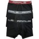 Apple BoxerΑνδρικά Μποξεράκια Red/Grey/Black Band 3Pack