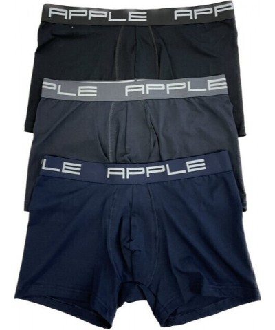 APPLE BOXER MEN΄S BOXER 0113965 BLACK-NAVY-ANTHRACITE 3PACK Μαύρο / Μπλε / Ανθρακί APPLE BOXER MEN΄S BOXER 0113965 BLACK-NAVY-ANTHRACITE 3PACK Μαύρο / Μπλε / Ανθρακί