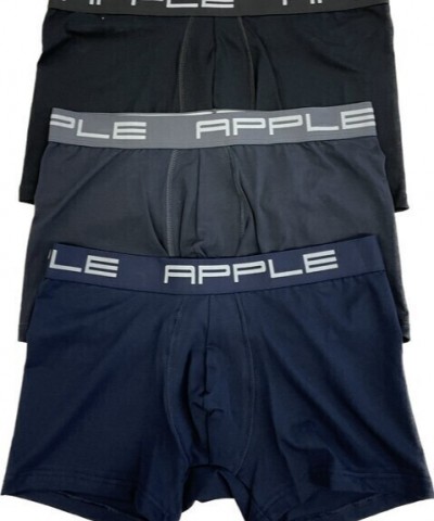 APPLE BOXER MEN΄S BOXER 0113965 BLACK-NAVY-ANTHRACITE 3PACK Μαύρο / Μπλε / Ανθρακί APPLE BOXER MEN΄S BOXER 0113965 BLACK-NAVY-ANTHRACITE 3PACK Μαύρο / Μπλε / Ανθρακί