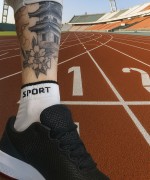 Sport κάλτσες 12 ζευγάρια βαμβακερές Λευκό Sport κάλτσες 12 ζευγάρια βαμβακερές Λευκό
