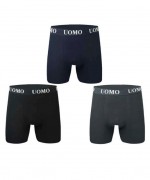 Uomo Long Μποξεράκια Πολύχρωμο 3Pack