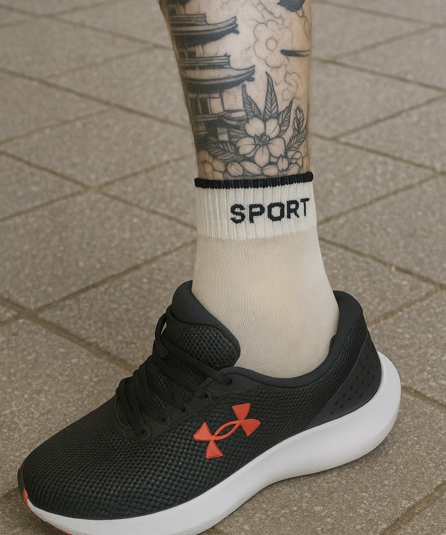 Sport κάλτσες 12 ζευγάρια βαμβακερές Μπεζ Sport κάλτσες 12 ζευγάρια βαμβακερές Μπεζ