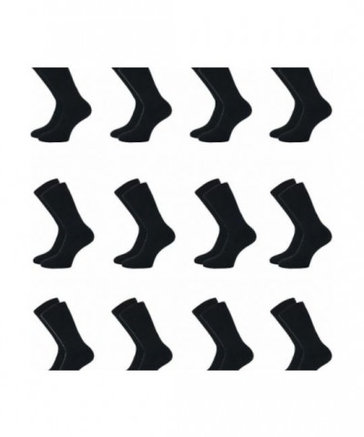 Πετσετέ κάλτσες 12 ζευγάρια μαύρα