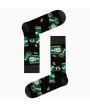 Βαμβακερές κάλτσες μπύρα Μαύρο/Πράσινο