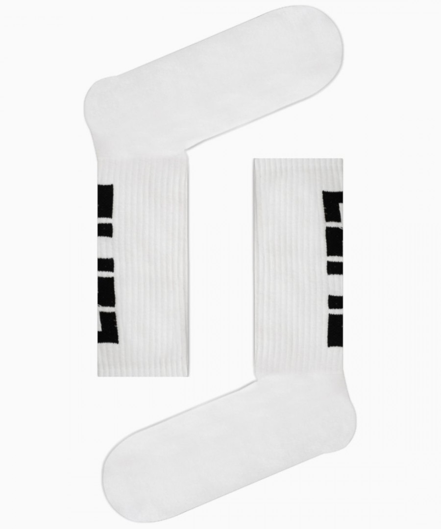 Βαμβακερές Αθλητικές Πετσετέ κάλτσες Λευκο