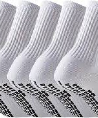 Aντιολισθητικές ημίκοντες κάλτσες grip για ποδοσφαιρο-yoga-gym Λευκό 2 ζευγάρια Aντιολισθητικές ημίκοντες κάλτσες grip για ποδοσφαιρο-yoga-gym Λευκό 2 ζευγάρια