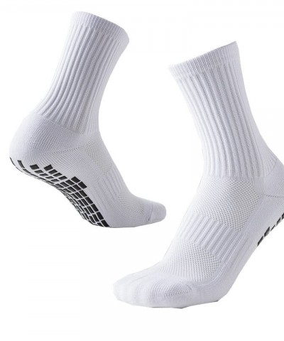Aντιολισθητικές ημίκοντες κάλτσες grip για ποδοσφαιρο-yoga-gym Λευκό 2 ζευγάρια Aντιολισθητικές ημίκοντες κάλτσες grip για ποδοσφαιρο-yoga-gym Λευκό 2 ζευγάρια