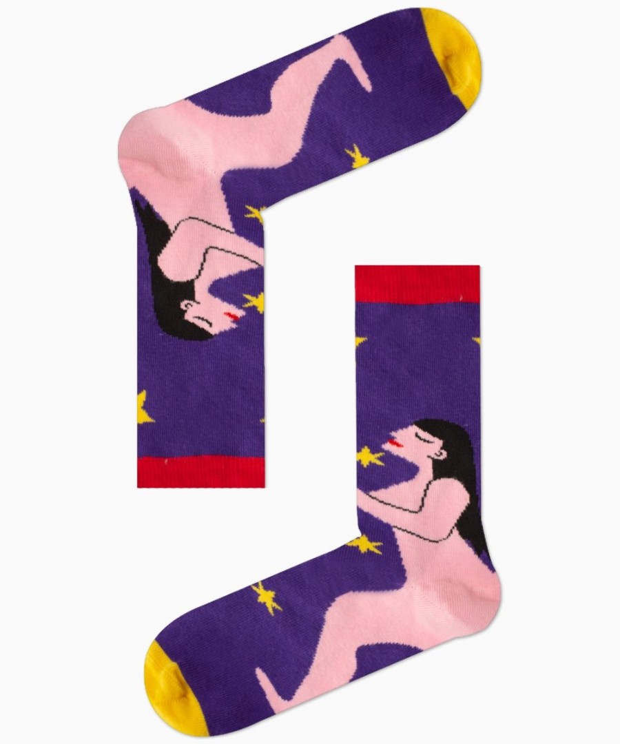 Βαμβακερές κάλτσες με σχέδια Magic Πολύχρωμα