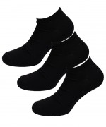 Βαμβακερές κάλτσες 6 ζευγάρια Μαύρο