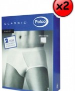 Ανδρικά Σλιπ Λευκά 2Pack Palco Ανδρικά Σλιπ Λευκά 2Pack Palco