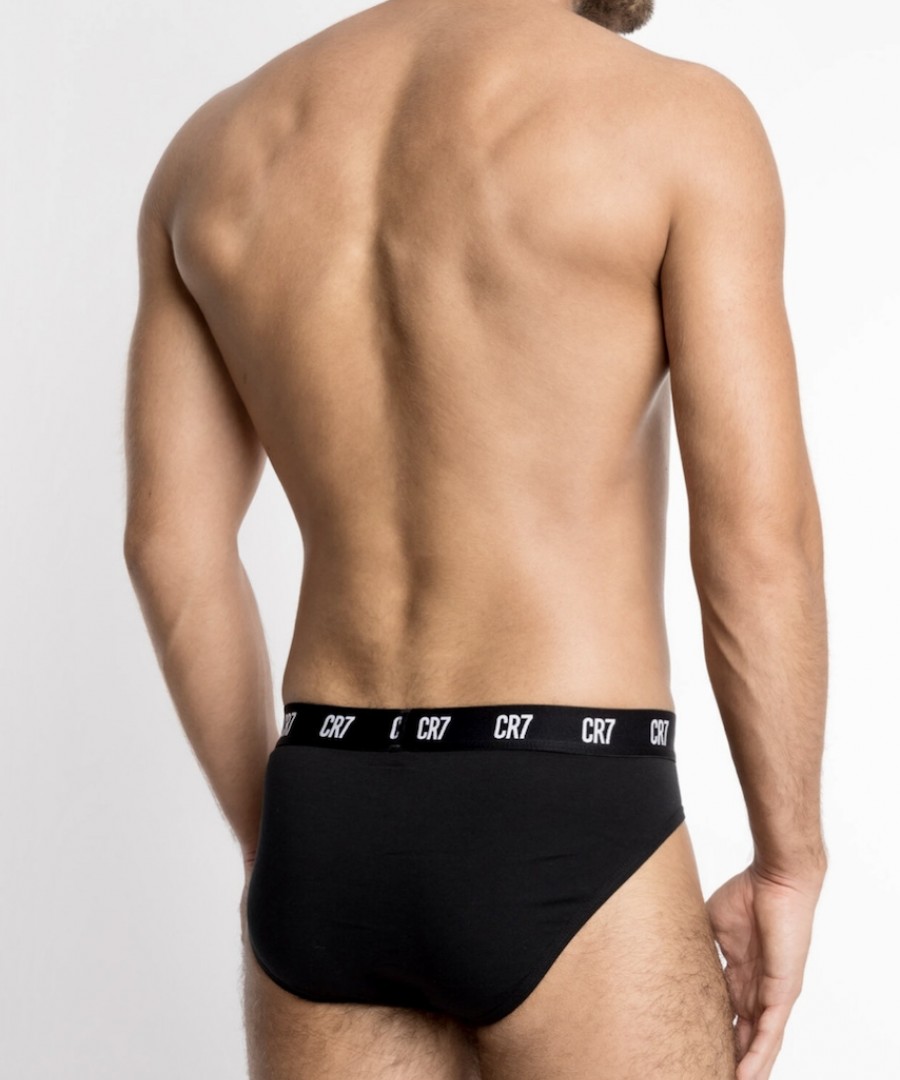 Cristiano Ronaldo Ανδρικά Σλιπ Μαύρα 3Pack Cristiano Ronaldo Ανδρικά Σλιπ Μαύρα 3Pack