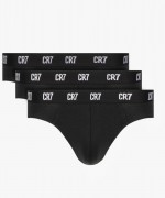 Cristiano Ronaldo Ανδρικά Σλιπ Μαύρα 3Pack Cristiano Ronaldo Ανδρικά Σλιπ Μαύρα 3Pack