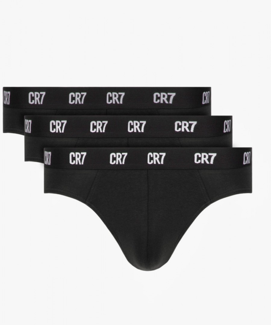 Cristiano Ronaldo Ανδρικά Σλιπ Μαύρα 3Pack Cristiano Ronaldo Ανδρικά Σλιπ Μαύρα 3Pack