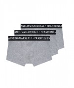 Franklin Marshall αντρικά μποξεράκια με εξωτερικό λάστιχο (Συσκευασία 3 τεμαχιών)-I101290-N300 Γκρι Μελανζέ Franklin Marshall αντρικά μποξεράκια με εξωτερικό λάστιχο (Συσκευασία 3 τεμαχιών)-I101290-N300 Γκρι Μελανζέ