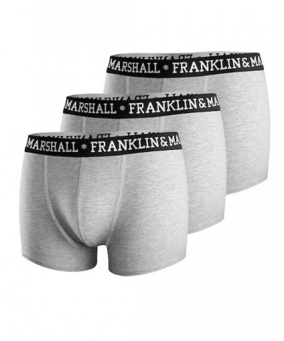 Franklin Marshall αντρικά μποξεράκια με εξωτερικό λάστιχο (Συσκευασία 3 τεμαχιών)-I101290-N300 Γκρι Μελανζέ Franklin Marshall αντρικά μποξεράκια με εξωτερικό λάστιχο (Συσκευασία 3 τεμαχιών)-I101290-N300 Γκρι Μελανζέ
