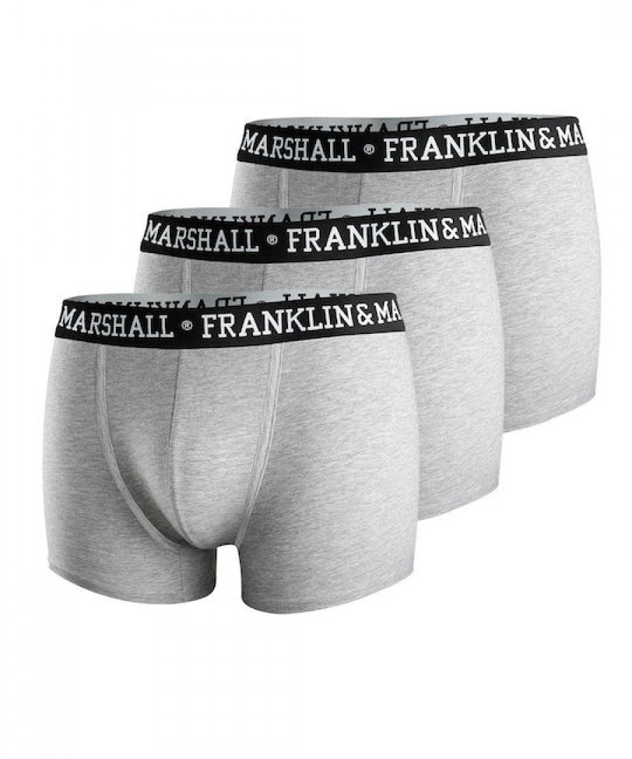 Franklin Marshall αντρικά μποξεράκια με εξωτερικό λάστιχο (Συσκευασία 3 τεμαχιών)-I101290-N300 Γκρι Μελανζέ Franklin Marshall αντρικά μποξεράκια με εξωτερικό λάστιχο (Συσκευασία 3 τεμαχιών)-I101290-N300 Γκρι Μελανζέ