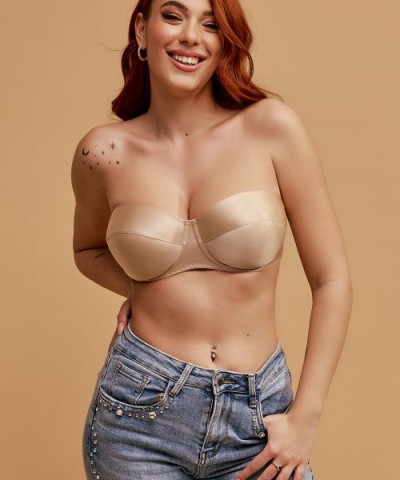 Helen strapless μεγάλα μεγέθη με τιράντες σιλικόνης Μαύρο Helen strapless μεγάλα μεγέθη με τιράντες σιλικόνης Μαύρο