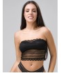 Μαύρο Strapless Σουτιέν χωρίς Ενίσχυση & χωρίς Μπανέλες