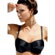 Helen Μαύρο Strapless Σουτιέν χωρίς Ενίσχυση
