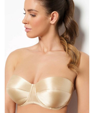 Helen Μπεζ Strapless Σουτιέν χωρίς Ενίσχυση Helen Μπεζ Strapless Σουτιέν χωρίς Ενίσχυση