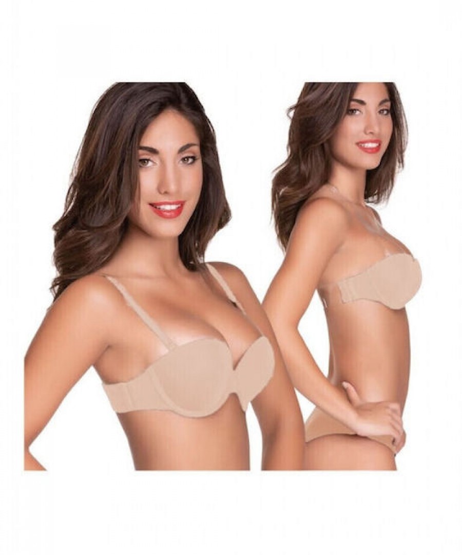Love and Bra Μπεζ Σουτιέν για Βαθύ Ντεκολτέ & Μπανέλες Love and Bra Μπεζ Σουτιέν για Βαθύ Ντεκολτέ & Μπανέλες
