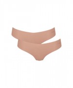 Γυναικεία String 2Pack χωρίς Ραφές Μπεζ Γυναικεία String 2Pack χωρίς Ραφές Μπεζ