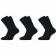 Ανδρικές κάλτσες Μαύρες, 3 ζεύγη πετσετέ