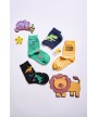 Παιδικές κάλτσες 4αδα Dinosaur Πολύχρωμες