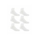 Hμίκοντες κάλτσες σε συσκευασία 6 τεμαχίων, Λευκό