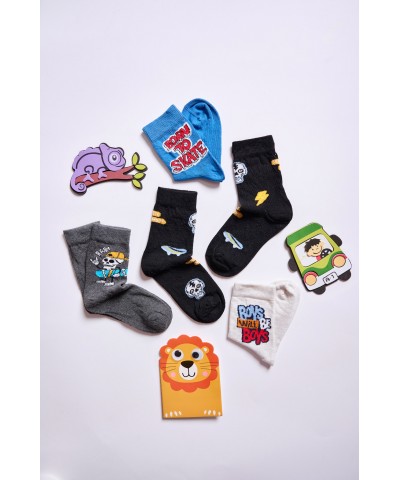 Παιδικές κάλτσες set Skate Πολύχρωμες Παιδικές κάλτσες set Skate Πολύχρωμες