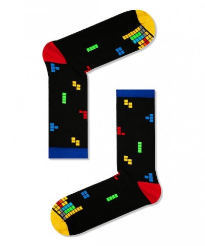Vtex Socks Κάλτσες με Σχέδια Μαύρες Vtex Socks Κάλτσες με Σχέδια Μαύρες