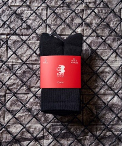 Κάλτσες Μαύρες Αθλητικές (3 Ζεύγη)