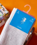 Αθλητικές Κάλτσες Λευκές λεπτές βαμβακολύκρα (3 Ζεύγη) Αθλητικές Κάλτσες Λευκές λεπτές βαμβακολύκρα (3 Ζεύγη)