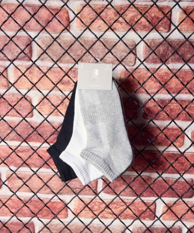 Κάλτσες Σοσόνι 3 Ζευγάρια (Γκρι,Λευκό,Μαύρο) Κάλτσες Σοσόνι 3 Ζευγάρια (Γκρι,Λευκό,Μαύρο)