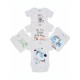 Βρεφικά κορμάκια Pretty Baby τυχαίας επιλογής (5 Pack) 200294 - Λευκό