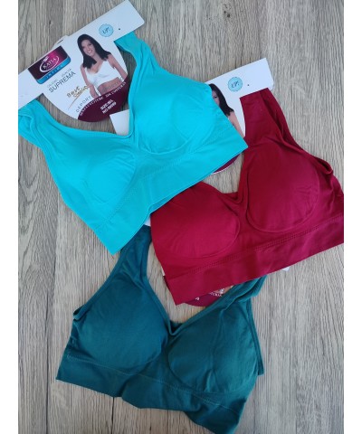 Σουτιέν τύπου ''Pretty Bra'' 3 τεμάχια χρωματιστά Σουτιέν τύπου ''Pretty Bra'' 3 τεμάχια χρωματιστά
