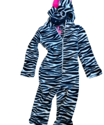 Ολόσωμο fleece παιδικό ζέβρα