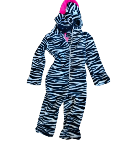 Ολόσωμο fleece παιδικό ζέβρα Ολόσωμο fleece παιδικό ζέβρα