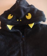 Ρομπάκι fleece παιδικό black vampire