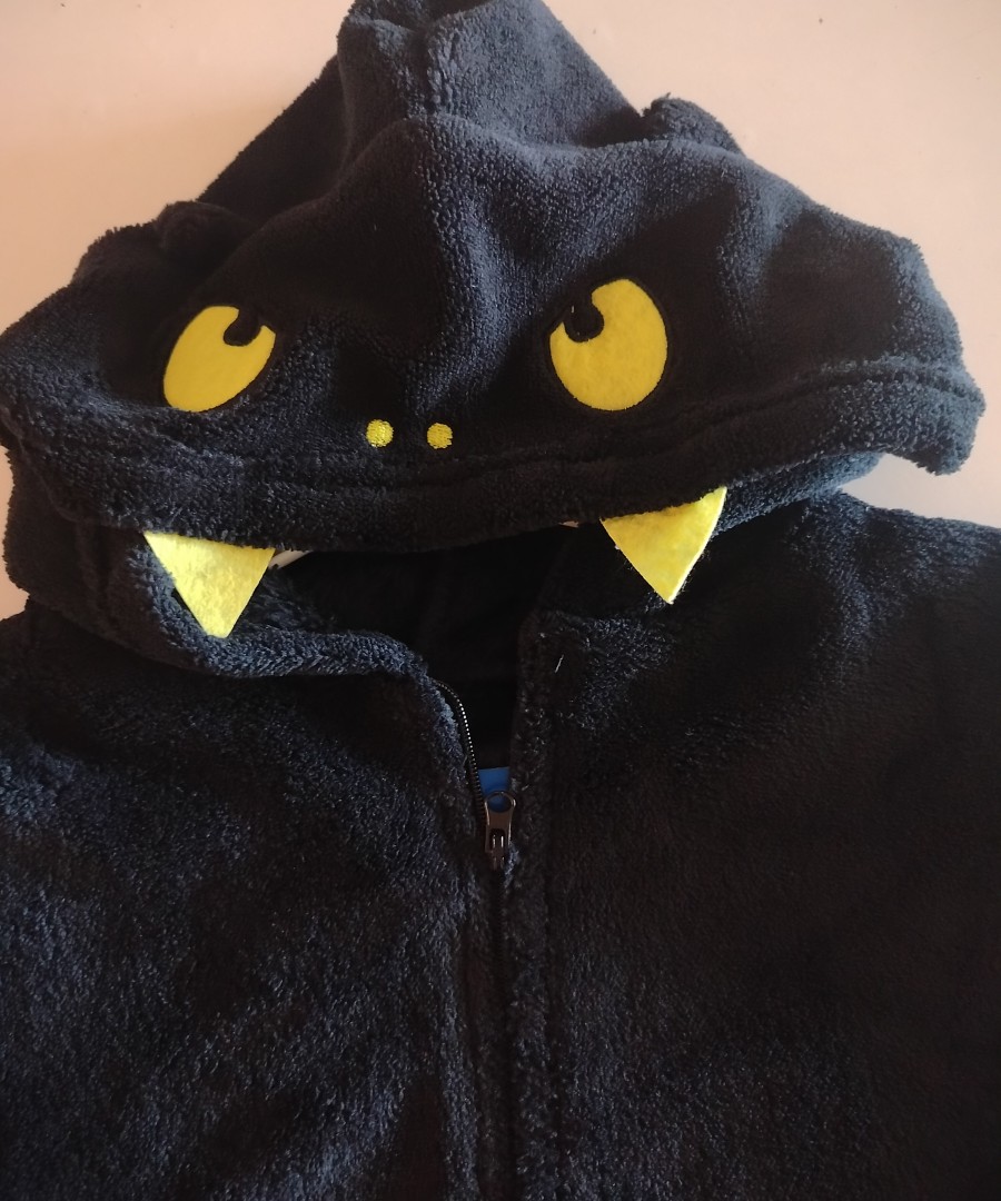 Ρομπάκι fleece παιδικό black vampire