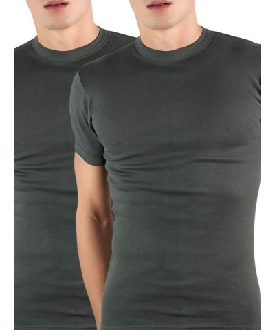 Anatolia Ανδρικές φανέλες κοντό μανίκι 2Pack, Χακί Anatolia Ανδρικές φανέλες κοντό μανίκι 2Pack, Χακί
