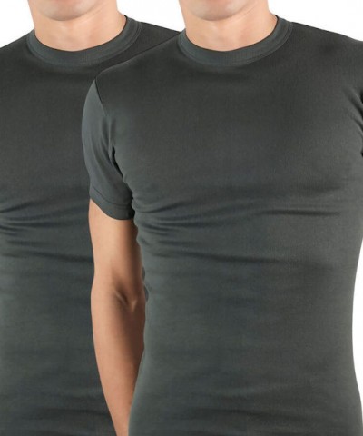 Anatolia Ανδρικές φανέλες κοντό μανίκι 2Pack, Χακί Anatolia Ανδρικές φανέλες κοντό μανίκι 2Pack, Χακί