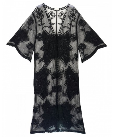 Τουνίκ Με Κέντημα Μαύρο