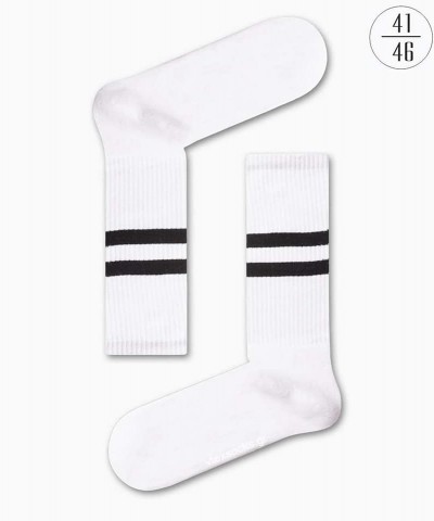 Βαμβακερές κάλτσες Τρουακάρ με σχέδια γραμμές