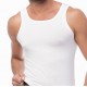 Dicalvo sleeveless cotton shirt white