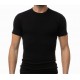 Dicalvo short-sleeve cotton shirt black