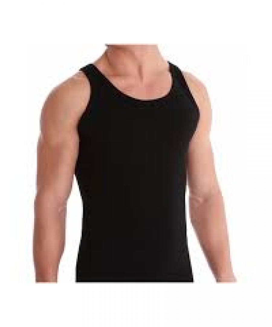 Dicalvo sleeveless cotton shirt black